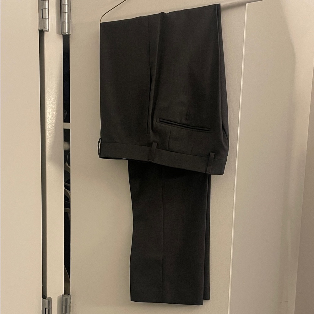 Calvin Klein Charcoal Gray Trousers